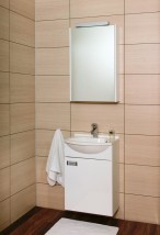  szafka wiszaca z umywalką i pólką z lustrem Mini 500