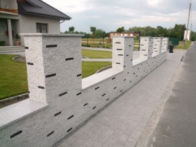  Kamień elewacyjny płytki granitowe szare Jaworzno Mysłowice Dąbrow Katowice Chrzanów