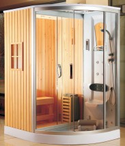  Kabina prysznicowa wraz z sauną parową wraz z sauną fińską