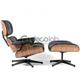 Fotel inspirowany Lounge Chair & ottoman (z podnóżkiem)