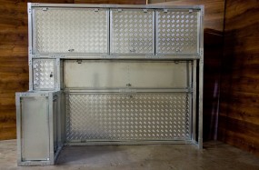  system mebli z aluminium do zabudowy miejsc parkingowych