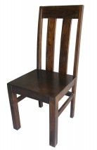  Krzesło drewniane z akacji CH-02-A-Light Walnut