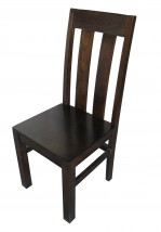  Krzesłoo z drewna akacji CH-02-A-Dark Walnut